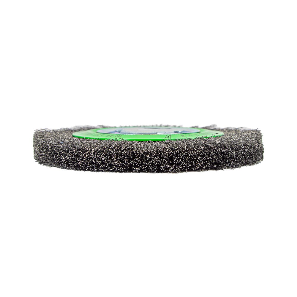 Wire Wheel, Crimped, 8 in x .014 in x 1/2 in - 5/8 in Arbor